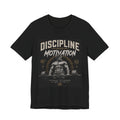 Discipline Over Motivation Gym Tee — Motivational Weightlifting T-Shirt