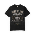 Discipline Over Motivation T-Shirt — Gym Motivation Fitness Tee